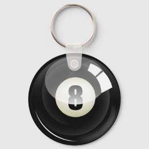 Eight Ball Key Chain