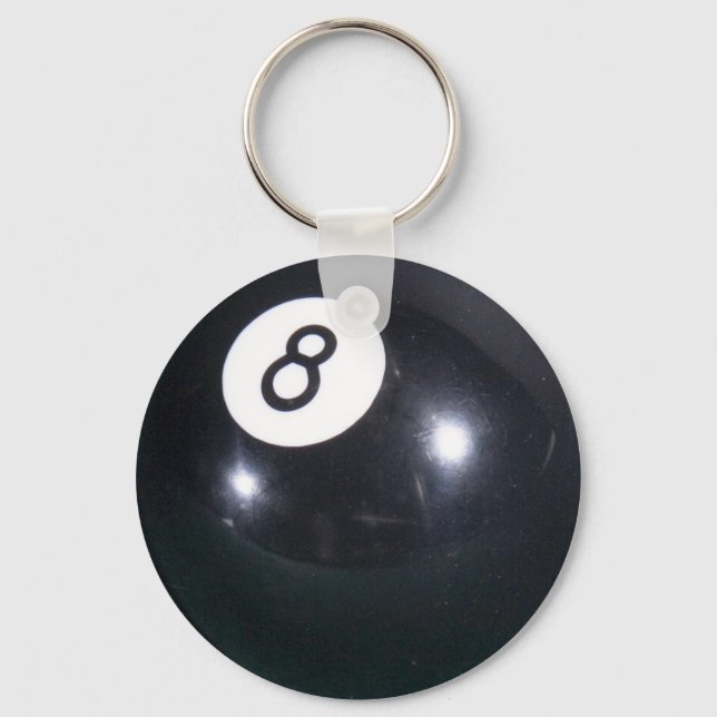 Eight ball key ring (Front)