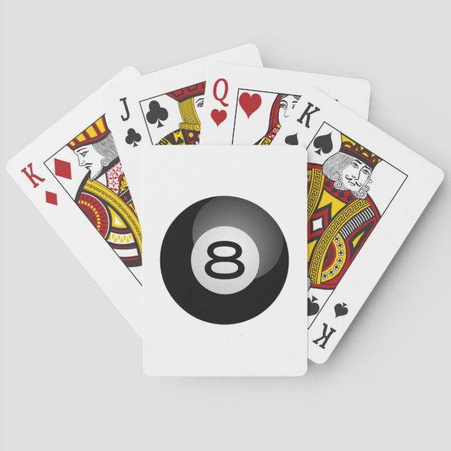 Eight Ball Playing Cards (Back)