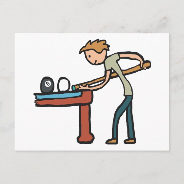 Eight Ball Pool Postcard (Front)