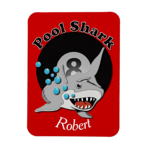 Eight Ball Pool Shark Magnet