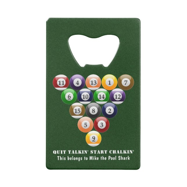 Eight-Ball Rack Billiard Balls 8-Ball Pool Game (Front)