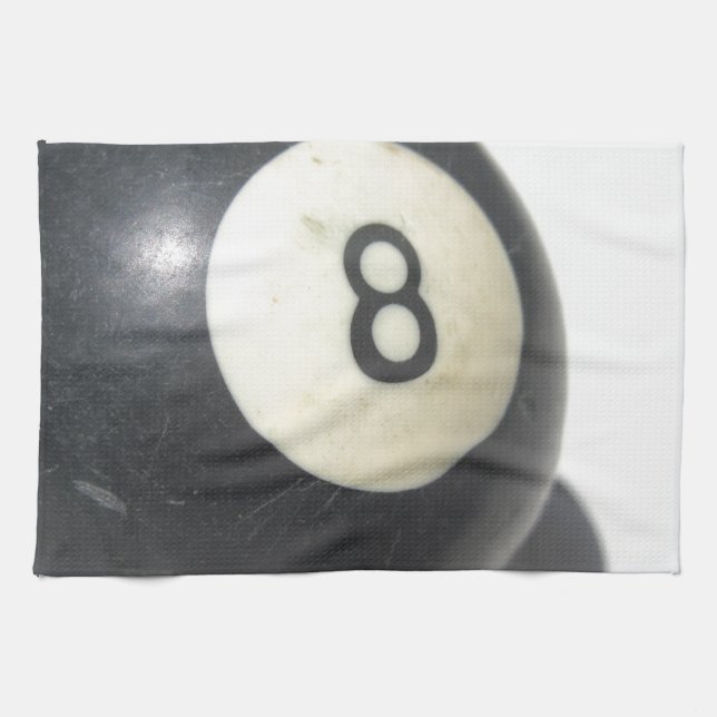 Eight Ball Tea Towel (Horizontal)