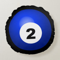 Eight Ball Throw Pillow