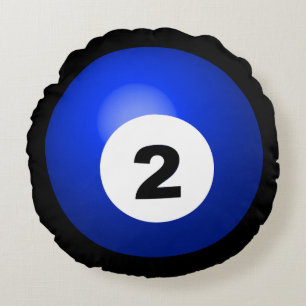 Eight Ball Throw Pillow