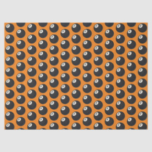 Eight Ball Y2K Snooker 90s Orange Tissue Paper