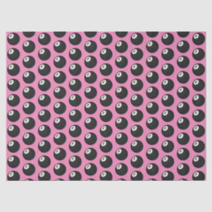 Eight Ball Y2K Snooker 90s Pink Tissue Paper
