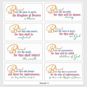 Eight Beatitudes—Matthew 5:1-12