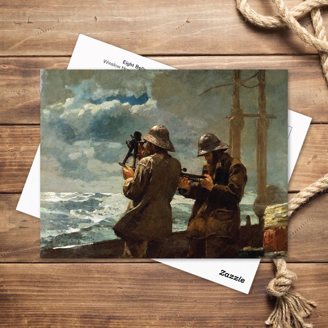 Eight Bells Nautical Winslow Homer Postcard (Creator Uploaded)