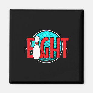 Eight Bowling Birthday 8 Years Old Boy Birthday Pa Magnet