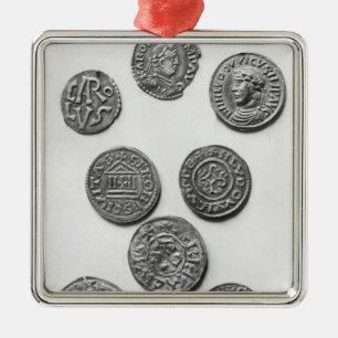 Eight Carolingian coins Metal Tree Decoration