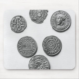 Eight Carolingian coins Mouse Pad