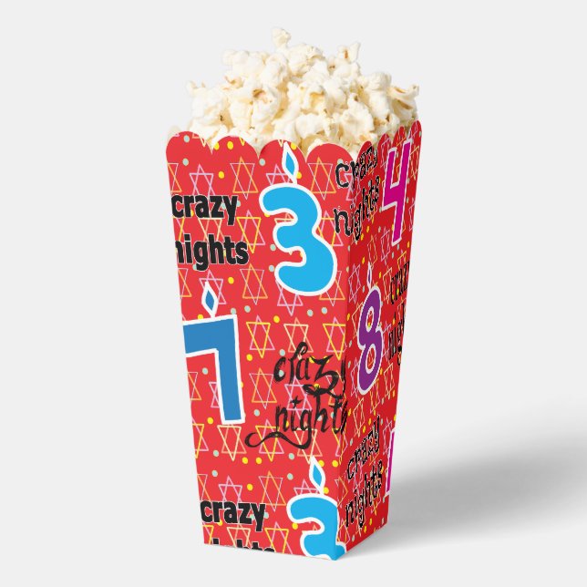 Eight Crazy Nights Favour Box (Popped)