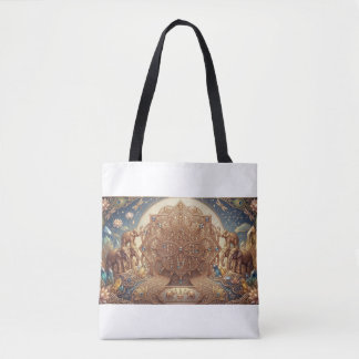 Eight-Directional Fortune Wheel Sigil Tote Bag