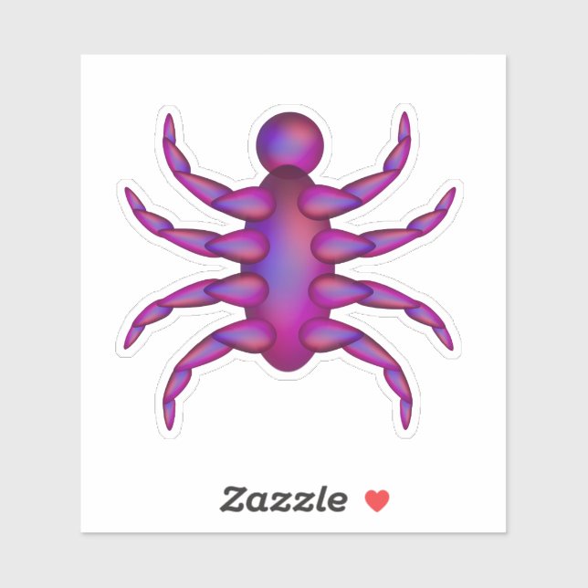 Eight legged purple bug (Sheet)
