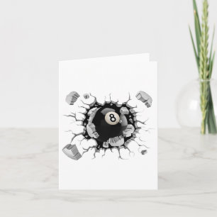 Eight Ll Chest Explosion 8 Ll Billiards Card