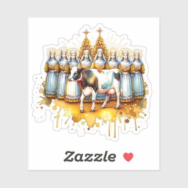 Eight Maids a-Milking | Twelve Days of Christmas (Sheet)