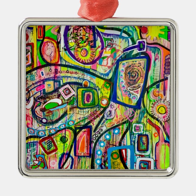 Eight Martinis Ornament (Front)