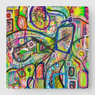 Eight Martinis Wall Clock