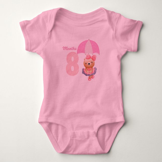 Eight months baby bodysuit (Front)