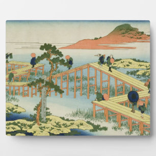 Eight part bridge, province of Mucawa, Japan, c.18 Plaque