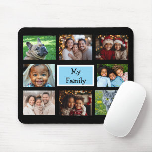 Eight Photo Template Add your Pictures to this Mouse Pad