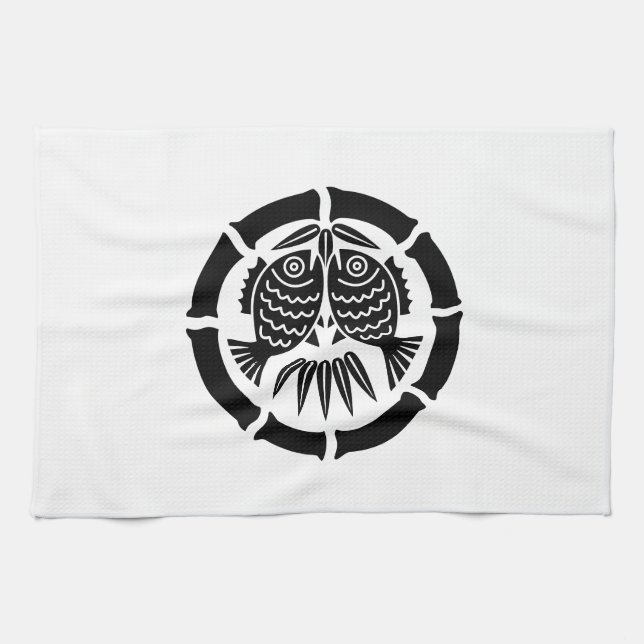 Eight-Section Bamboo Inside Facing Tai B Tea Towel (Horizontal)