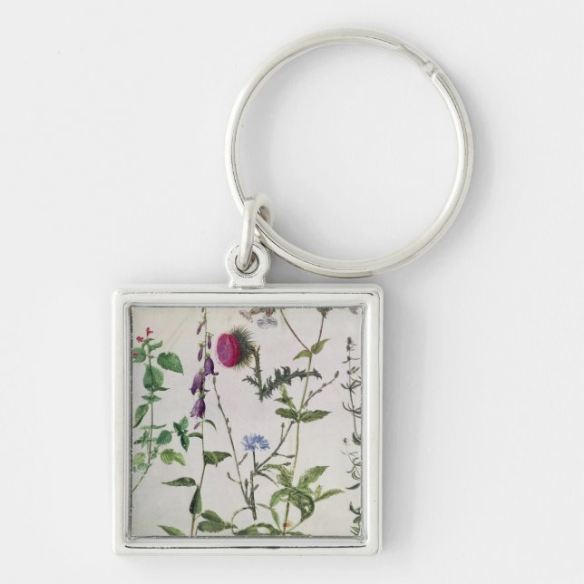 Eight Studies of Wild Flowers Key Ring (Front)