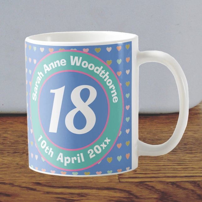 Eighteen Years Old. Birthday. Coffee Mug (Creator Uploaded)