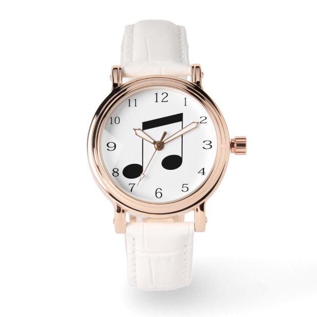 Eighth Beamed Musical Note Symbols, Watch (Front)