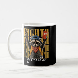 Eighth Grade Boys Team Racoon Back To School Coffee Mug