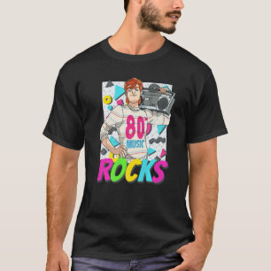 Eighties Music Rocks 80's Nostalgia 1980 Throwback T-Shirt