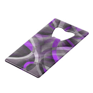 Eighties Retro Light Purple and Grey Curvy Pattern