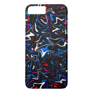 Eighties Rock Red White and Blue 4th July America iPhone 8 Plus/7 Plus Case