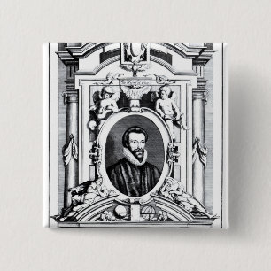 'Eighty Sermons Preached by that Learned 15 Cm Square Badge