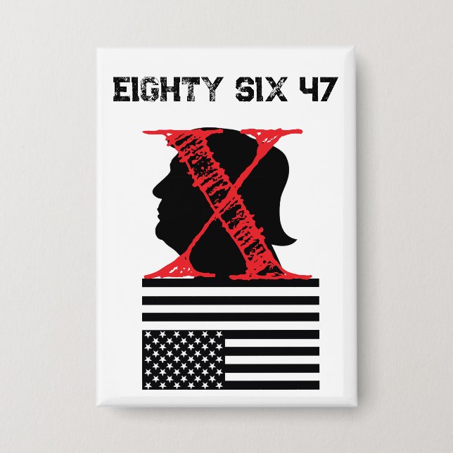 Eighty Six 47 Button/Pin (Front)