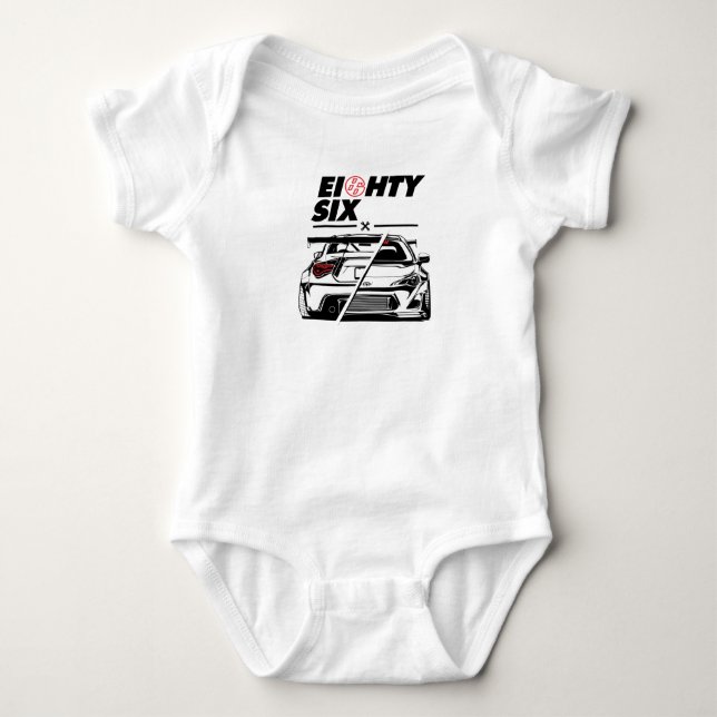 Eighty Six 86 Baby Bodysuit (Front)