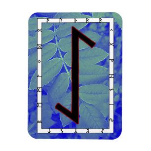Eihwaz Viking Rune Magnet – Centred Perseverance!