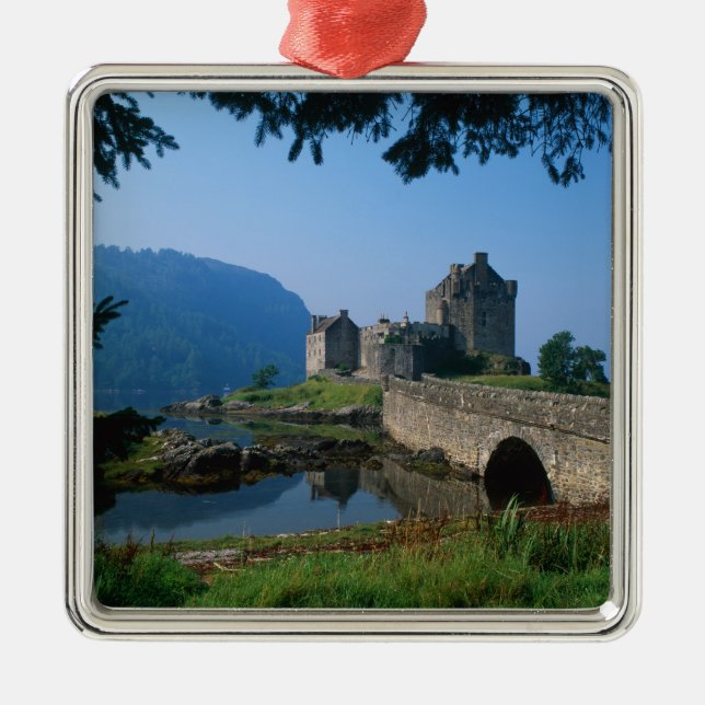 Eilean Donan Castle, Highlands, Scotland 2 Metal Ornament (Front)