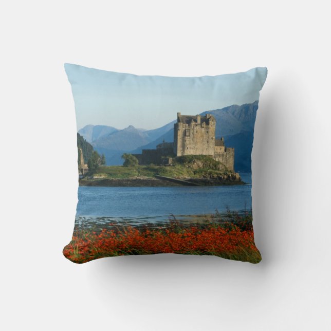 Eilean Donan Castle, Highlands, Scotland 3 Cushion (Front)