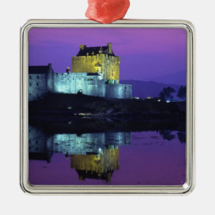Eilean Donan Castle, Highlands, Scotland 4 Metal Ornament