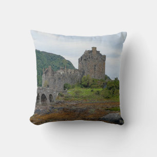 Eilean Donan Castle, Loch Duich - Scotland, UK Cushion
