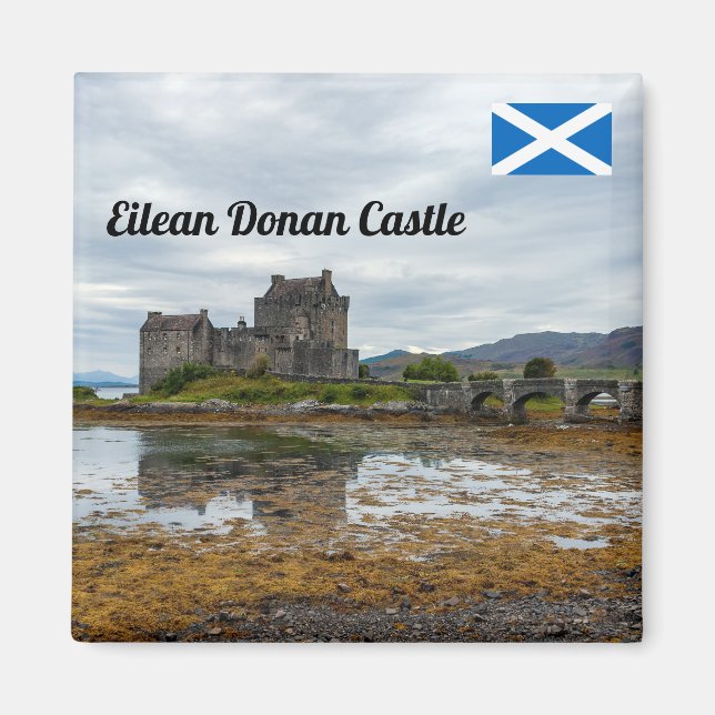 Eilean Donan Castle, Loch Duich - Scotland, UK Magnet (Front)