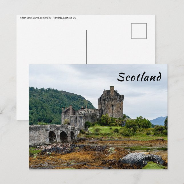 Eilean Donan Castle, Loch Duich - Scotland, UK Postcard (Front/Back)