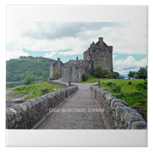 Eilean Donan Castle, Scotland, Ceramic Tile