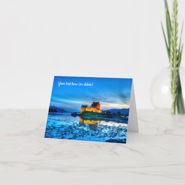 Eilean Donan Castle, Scotland Folded Greeting Card (Front)