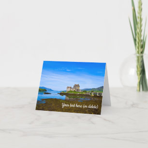 Eilean Donan Castle, Scotland Greeting card