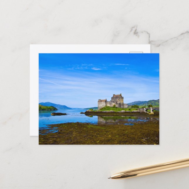 Eilean Donan Castle, Scotland Postcard (Front/Back In Situ)