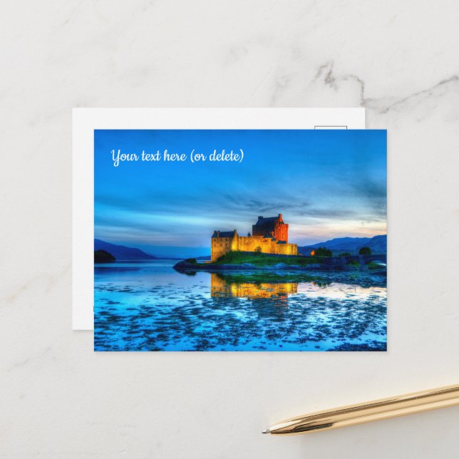 Eilean Donan Castle, Scotland Postcard (Front/Back In Situ)