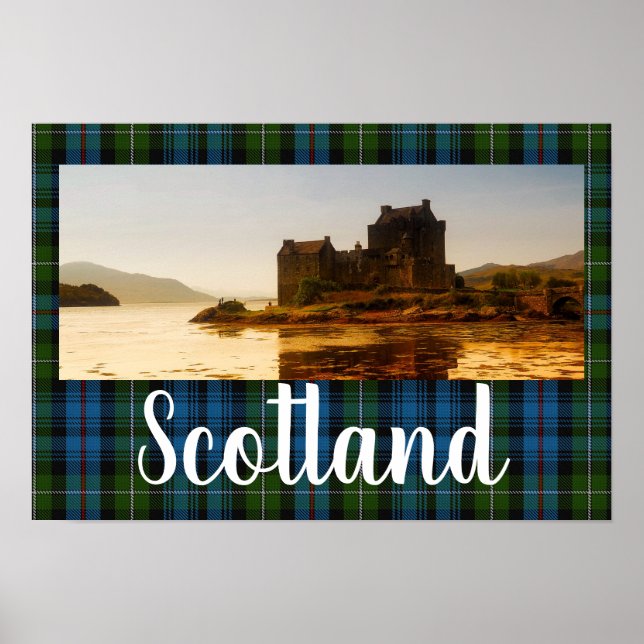 Eilean Donan Castle Scotland Poster (Front)